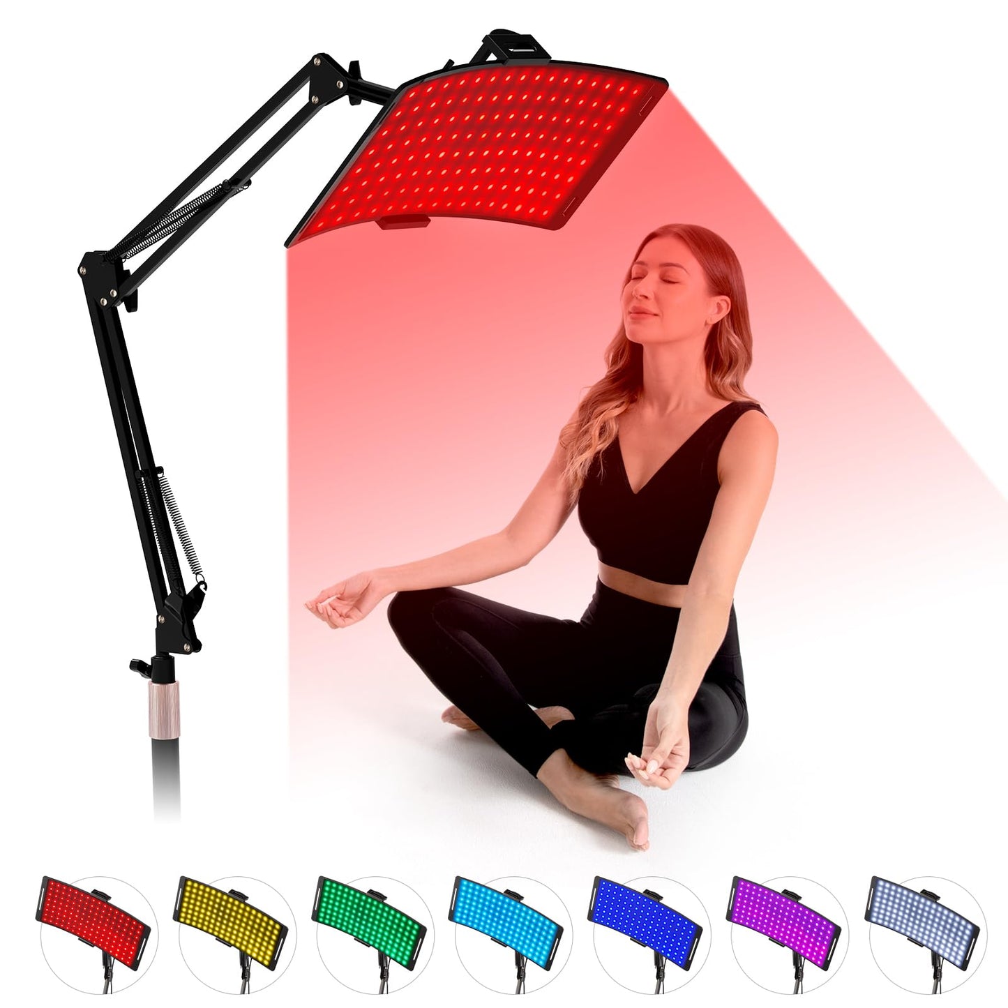 7-Color LED Light Therapy Panel